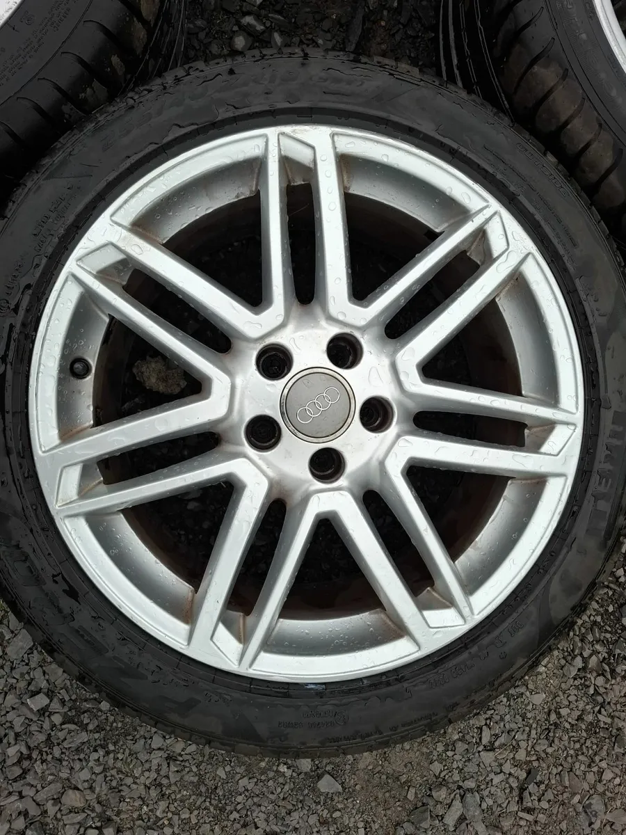 18" Genuine Audi S Line Alloys with tyres - Image 1
