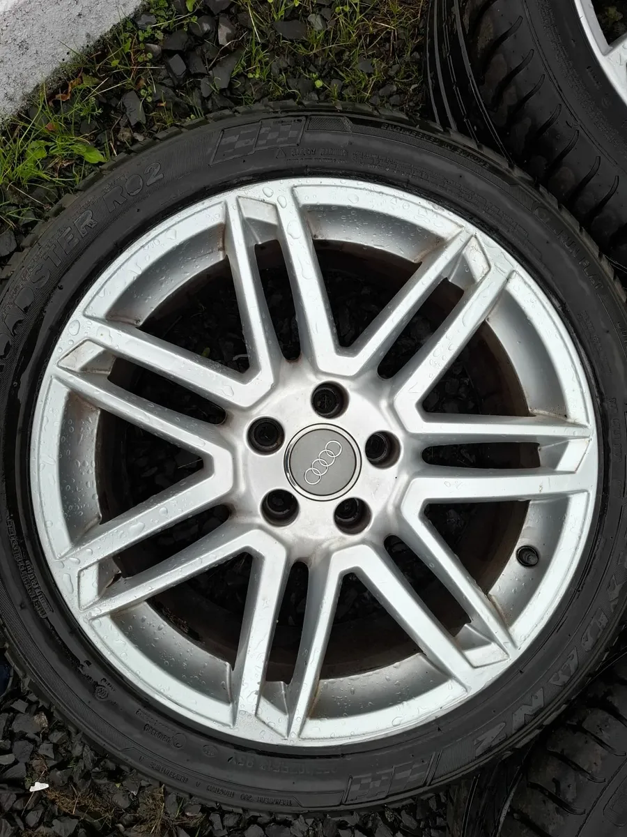 18" Genuine Audi S Line Alloys with tyres - Image 4