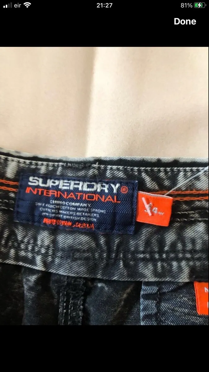 Mens super-dry shorts W34” €15 - Image 4