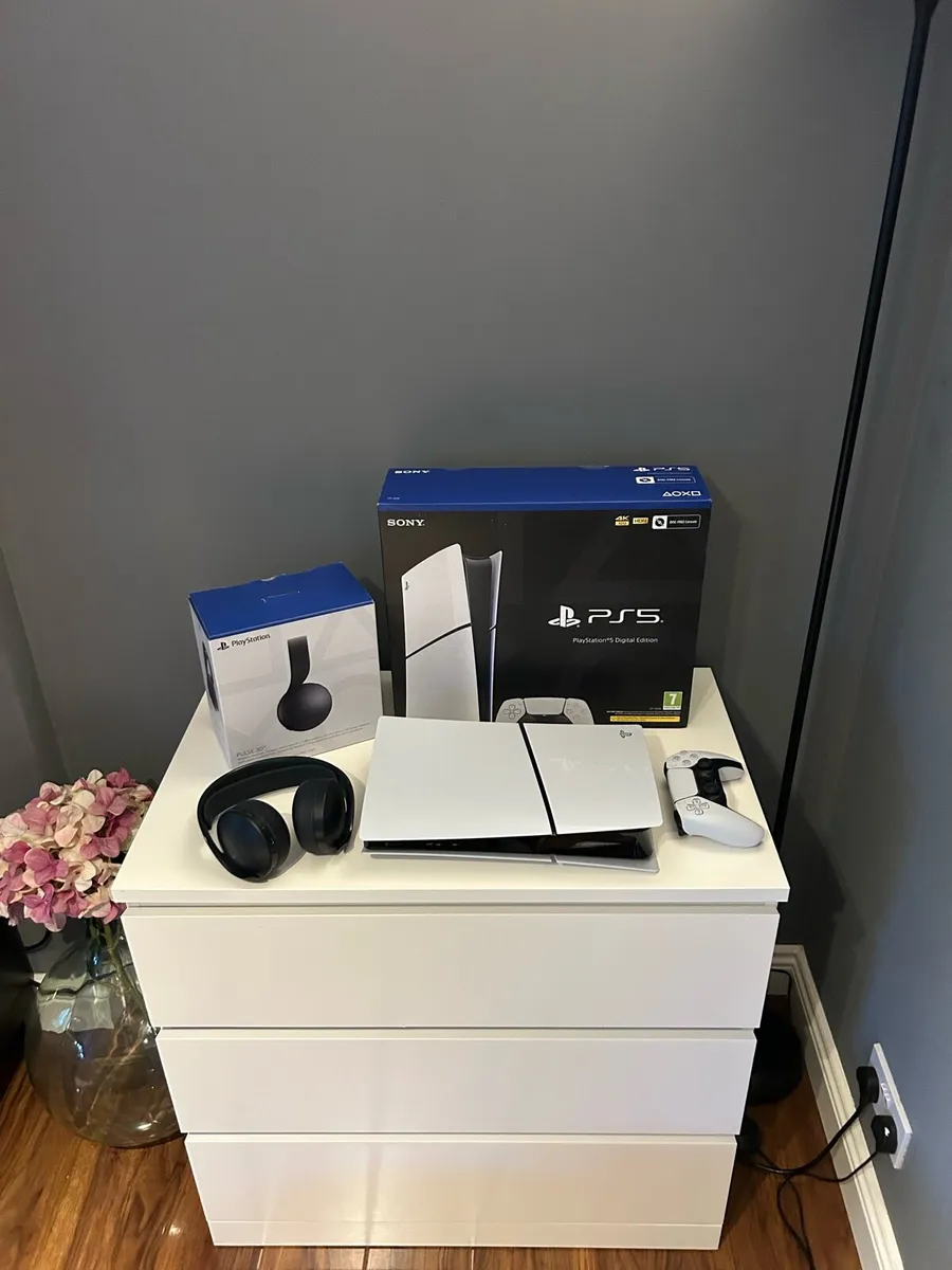 PS5 Digital Edition with Pulse 3D Headset - Image 1