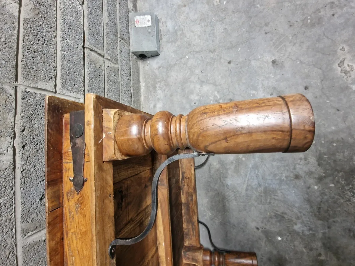 wood vintage coffee table - Image 4