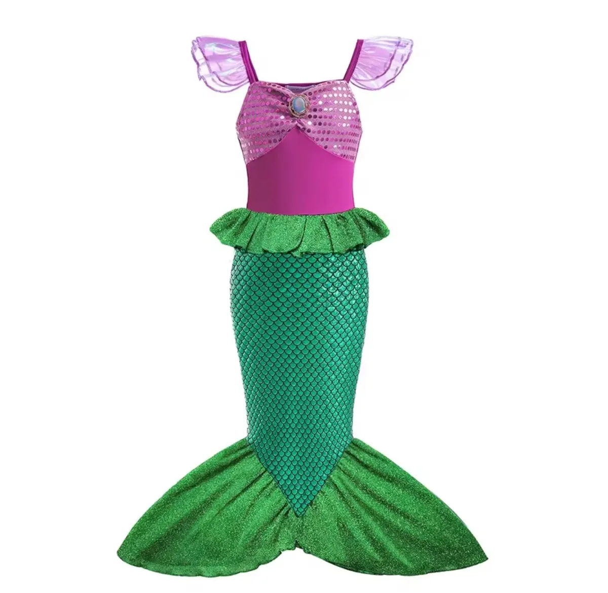 Princess Costume Kids Mermaid Cosplay Costume Kids - Image 2