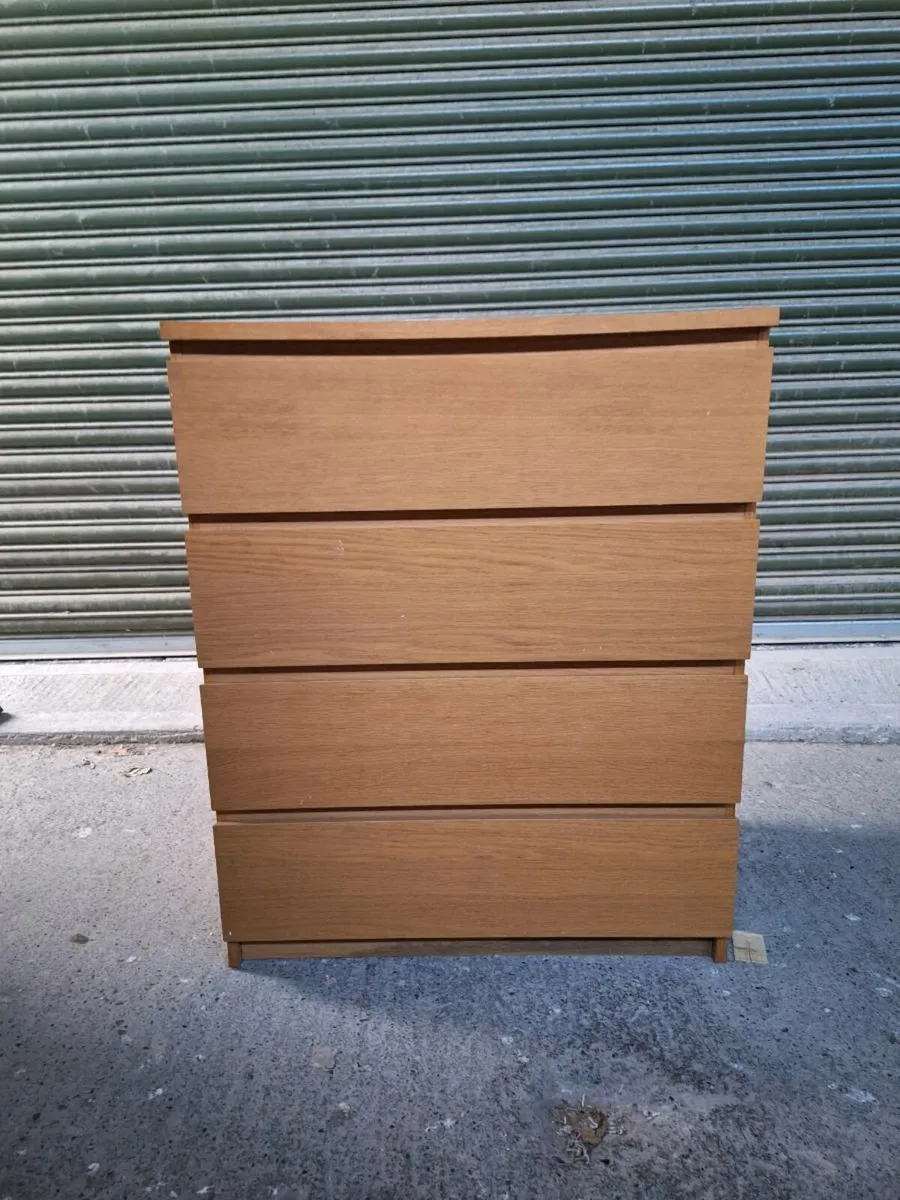 IKEA 4 drawers Malm (DELIVERY) - Image 1