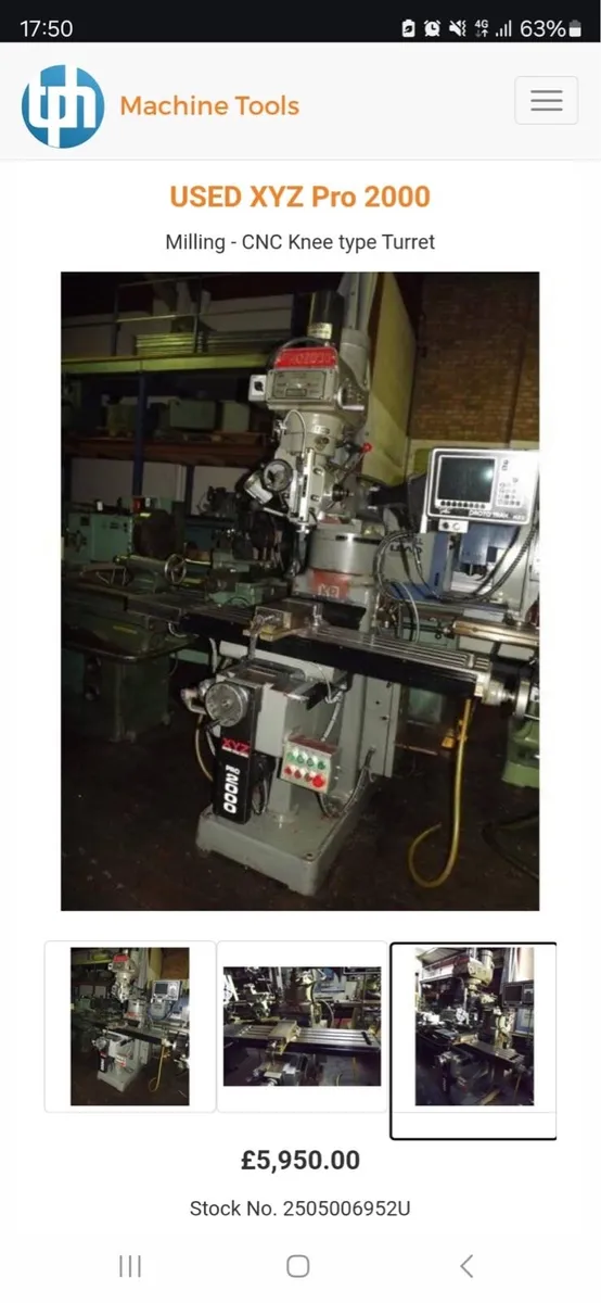 Milling machine  3 phase - Image 1
