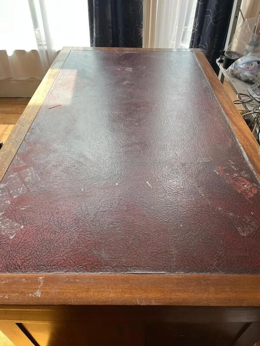 Antique wooden desk - Image 2