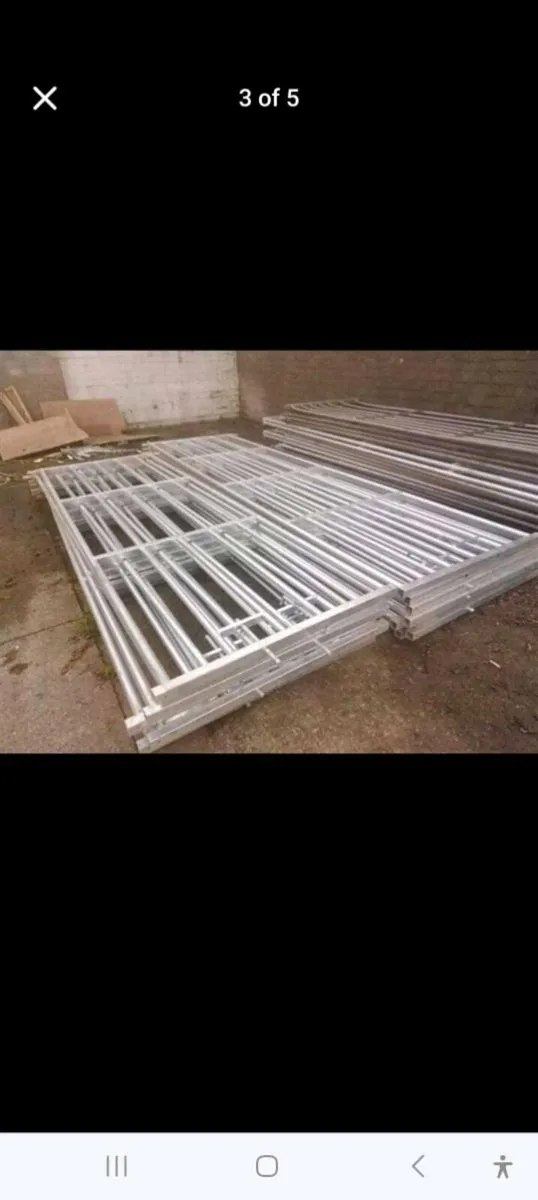 Galvanized Gates size 12 ft 14 ft cardio - Image 2