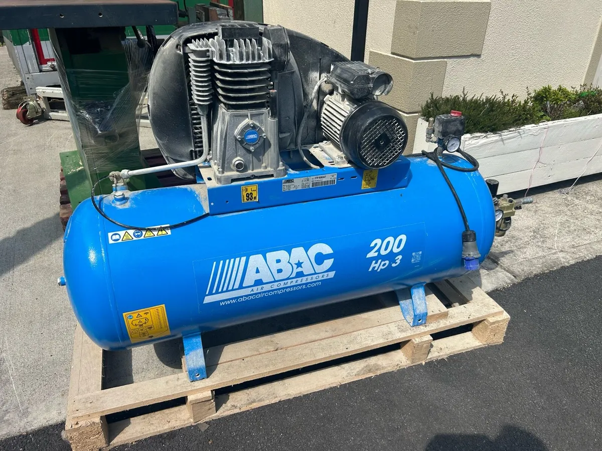 Single phase 200 l abac compressor - Image 2