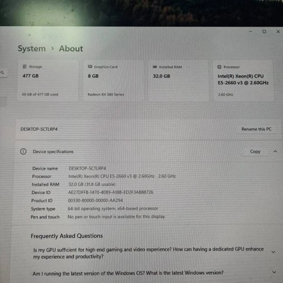 Entry level gaming pc,Intel, 32GB DDR4, amd rx 580 8GB - Image 4