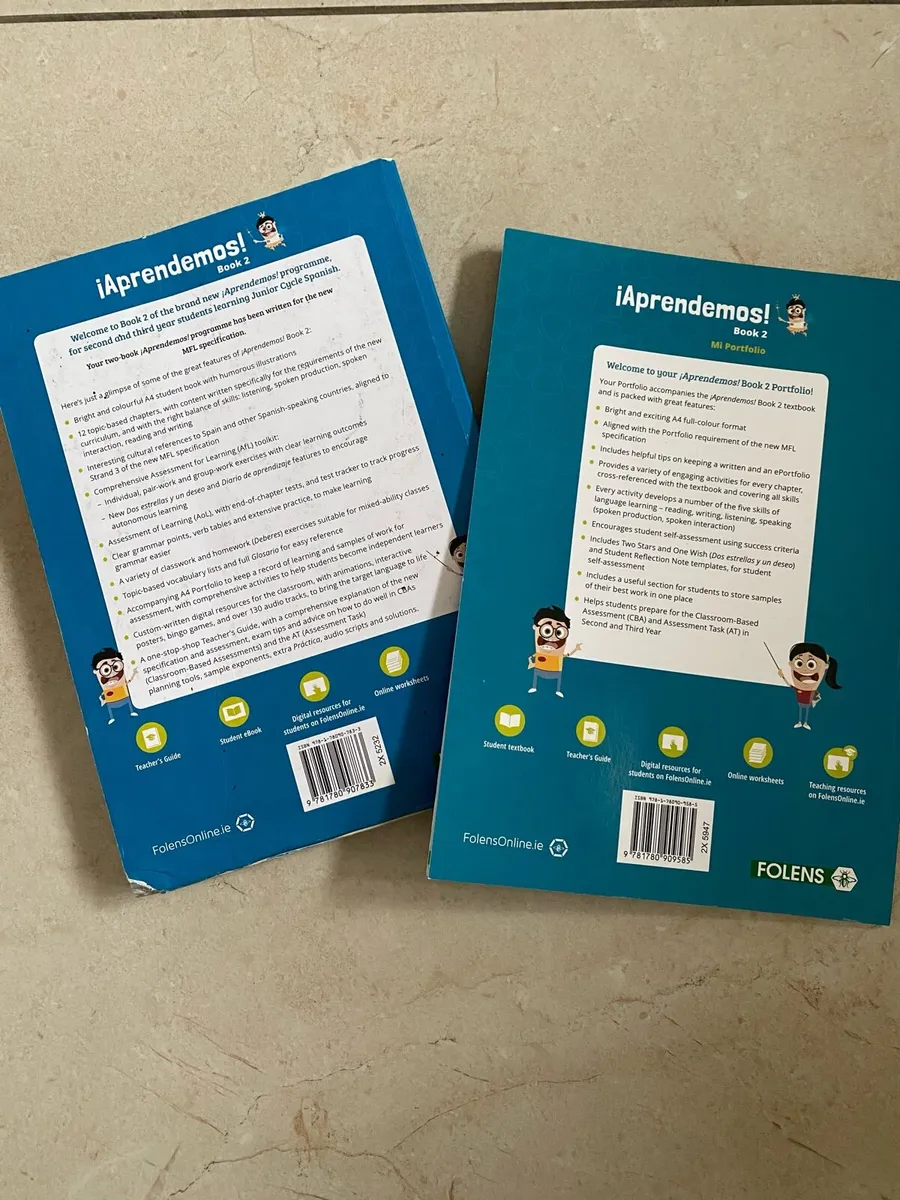 Junior cycle Spanish Aprendemos textbook & work - Image 3