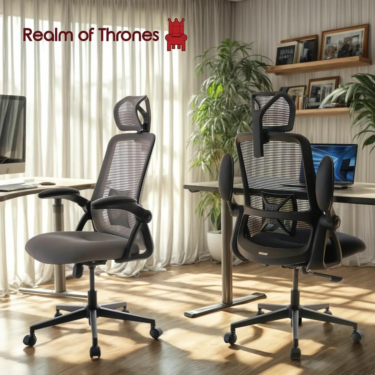 Ergonomic Office Chair Home, Heavy Duty Black - Image 1