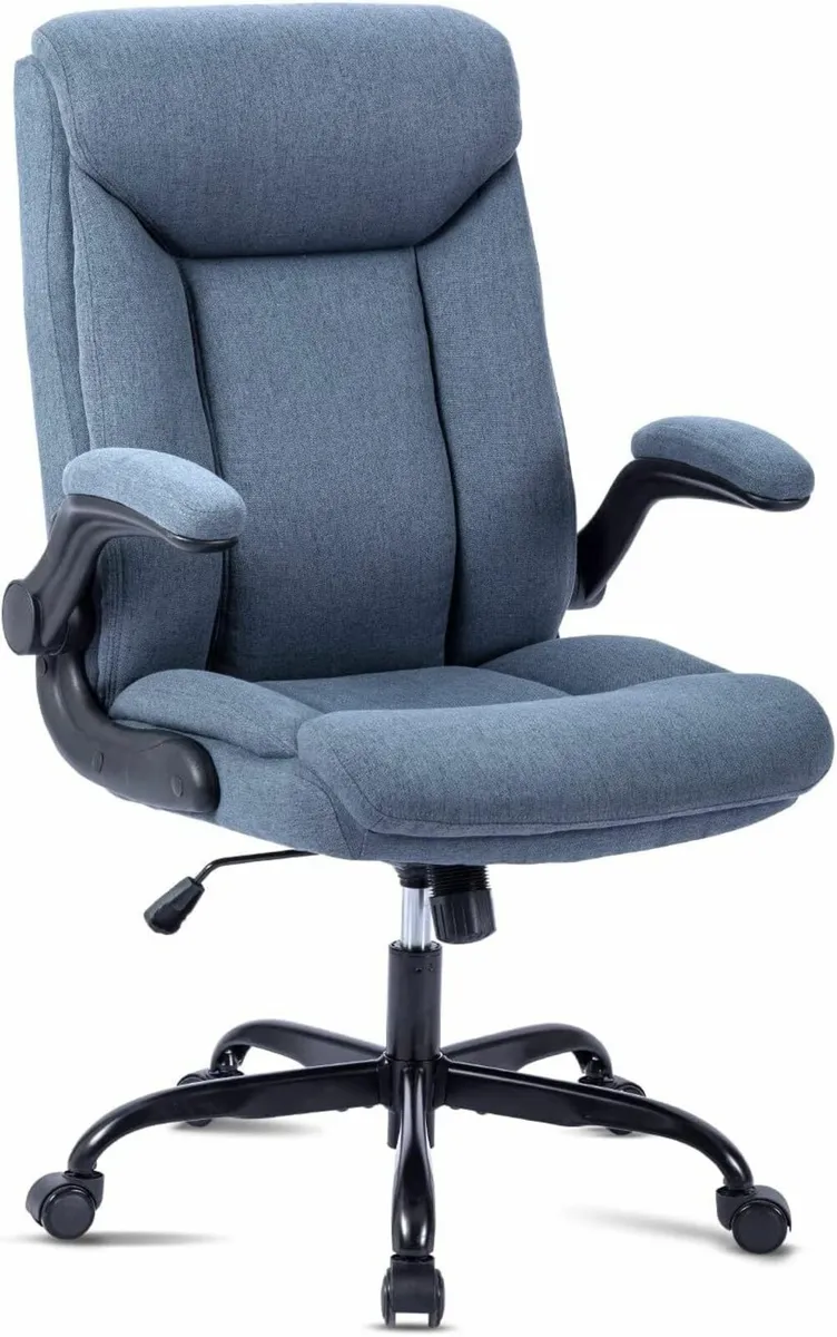 Comfortable Office Chair Ergonomic Desk Blue - Image 2