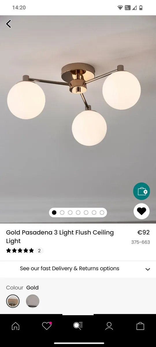 Passedena Light Fitting from Next - Image 3