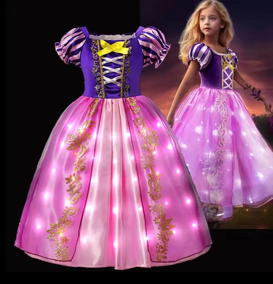 Disney Rapunzel Princess Costume - Image 1
