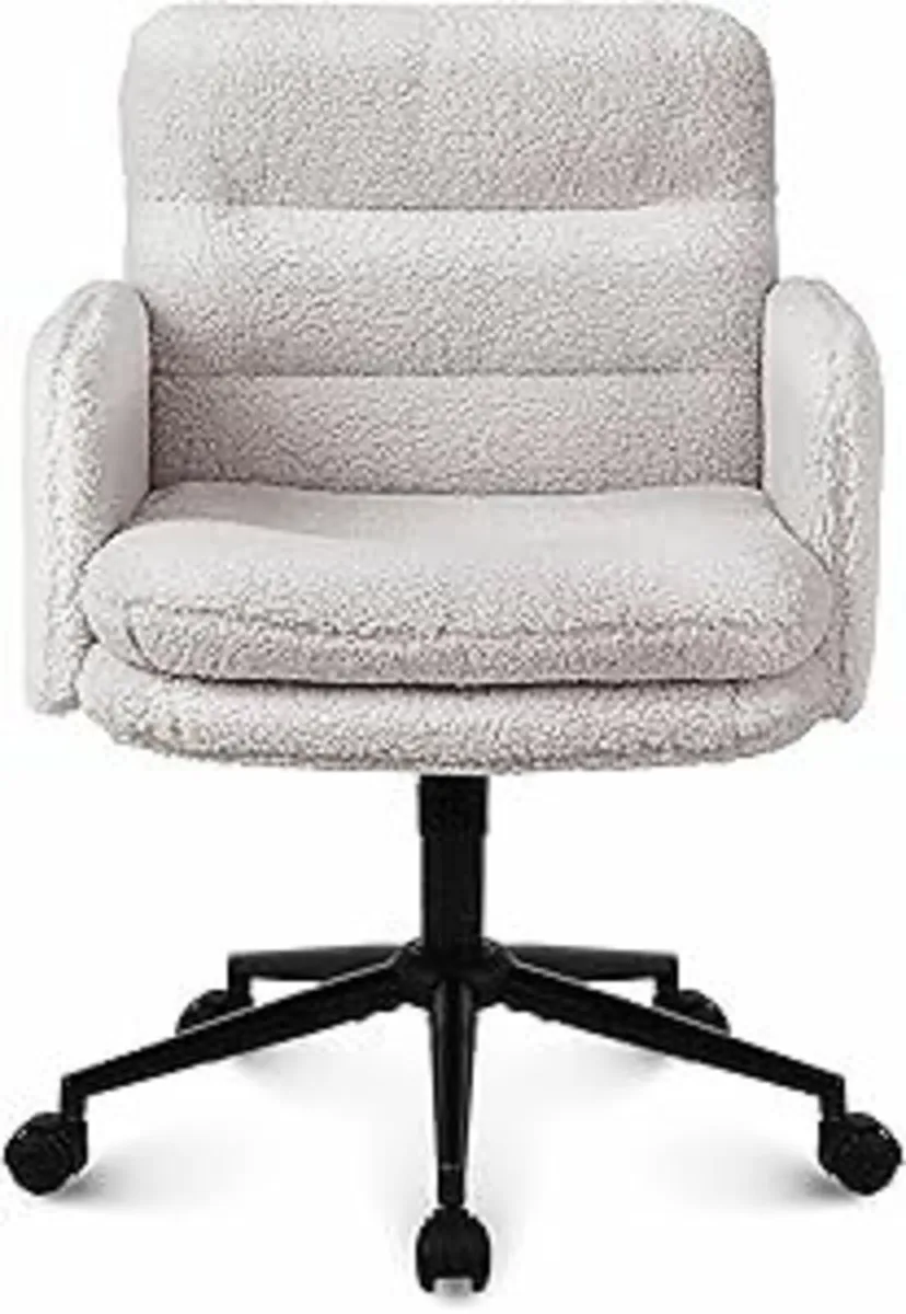 Comfortable Office Chairs Home Desk White - Image 1