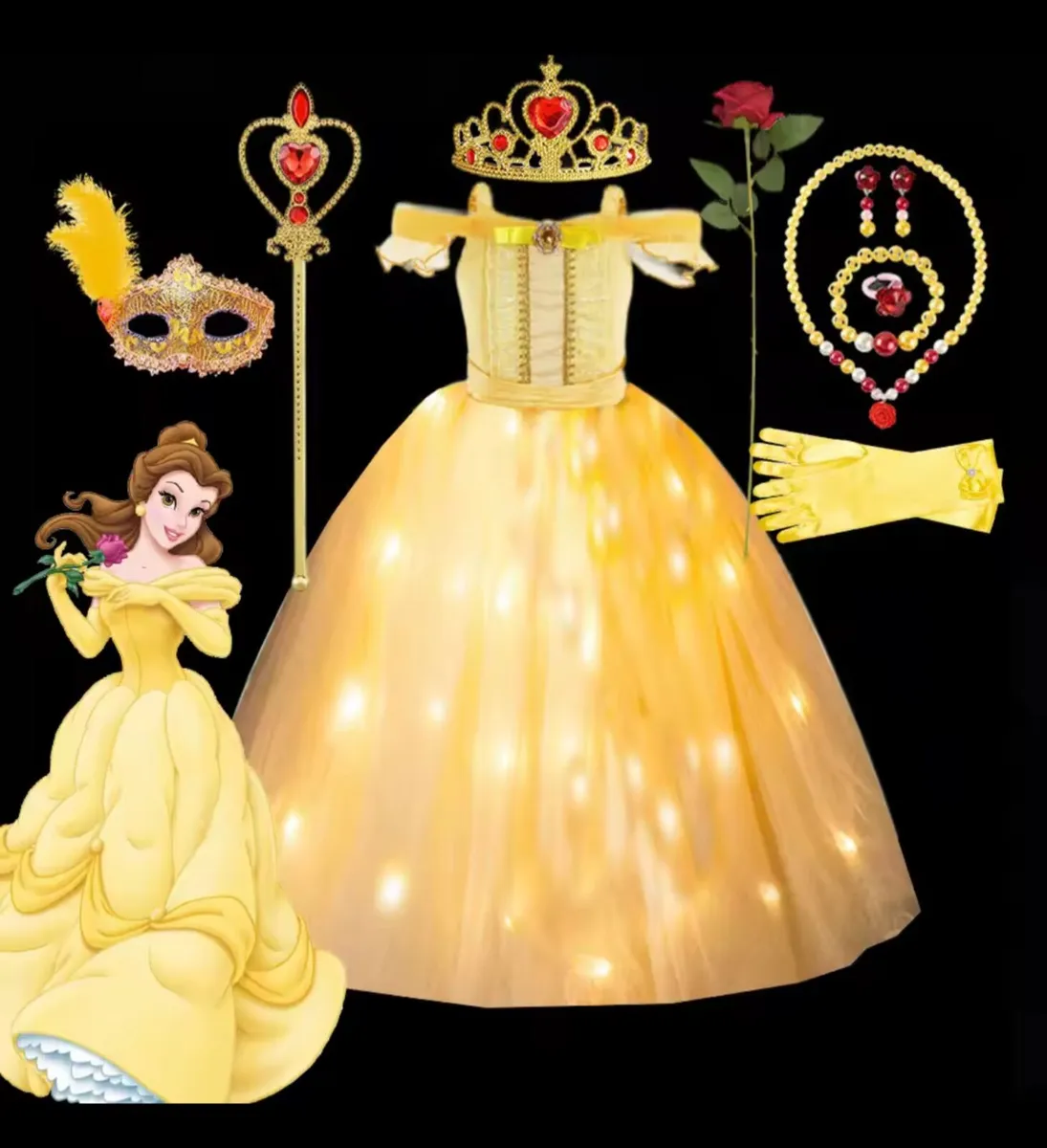 Disney Princess Belle Costume - Image 1