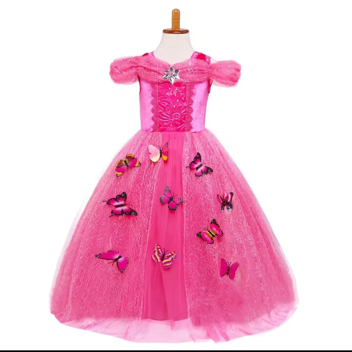 Disney Princess Aurora Costume- LED Light Up - Image 2