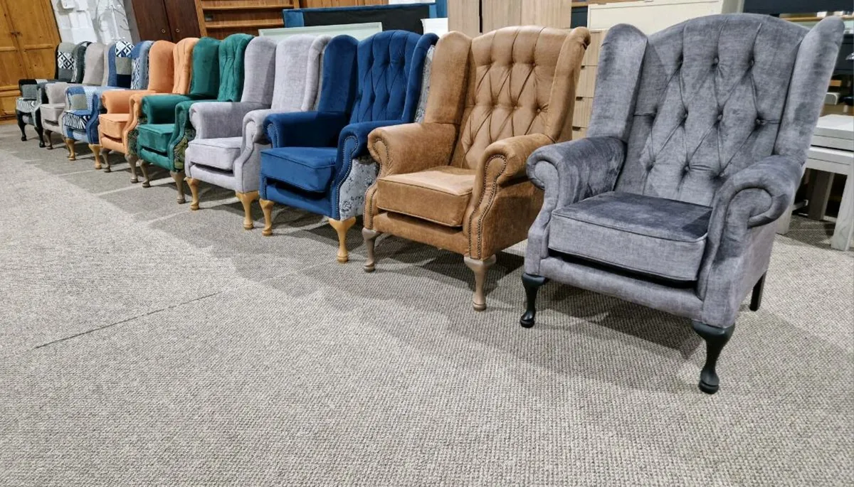 😍 Irish Made Queen Anne Chairs 😍 - Image 2