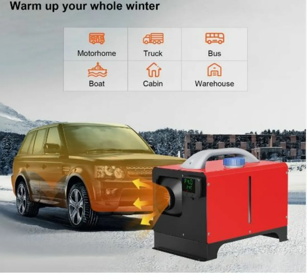 Diesel Air Heater, 8KW Parking Heater - Image 3