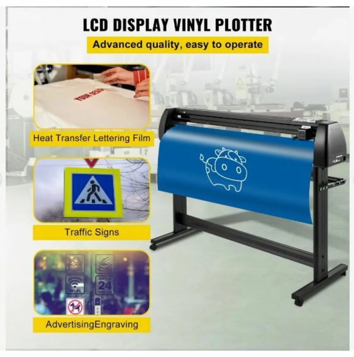 Vinyl Cutter Machine, 53" Vinyl Plotter - Image 3