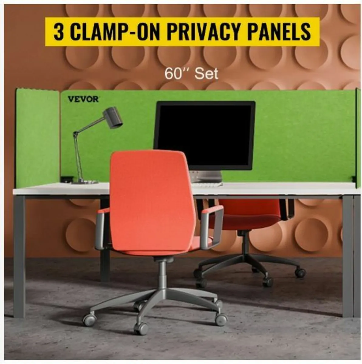 Desk Divider 60'' Desk Privacy Panel - Image 2