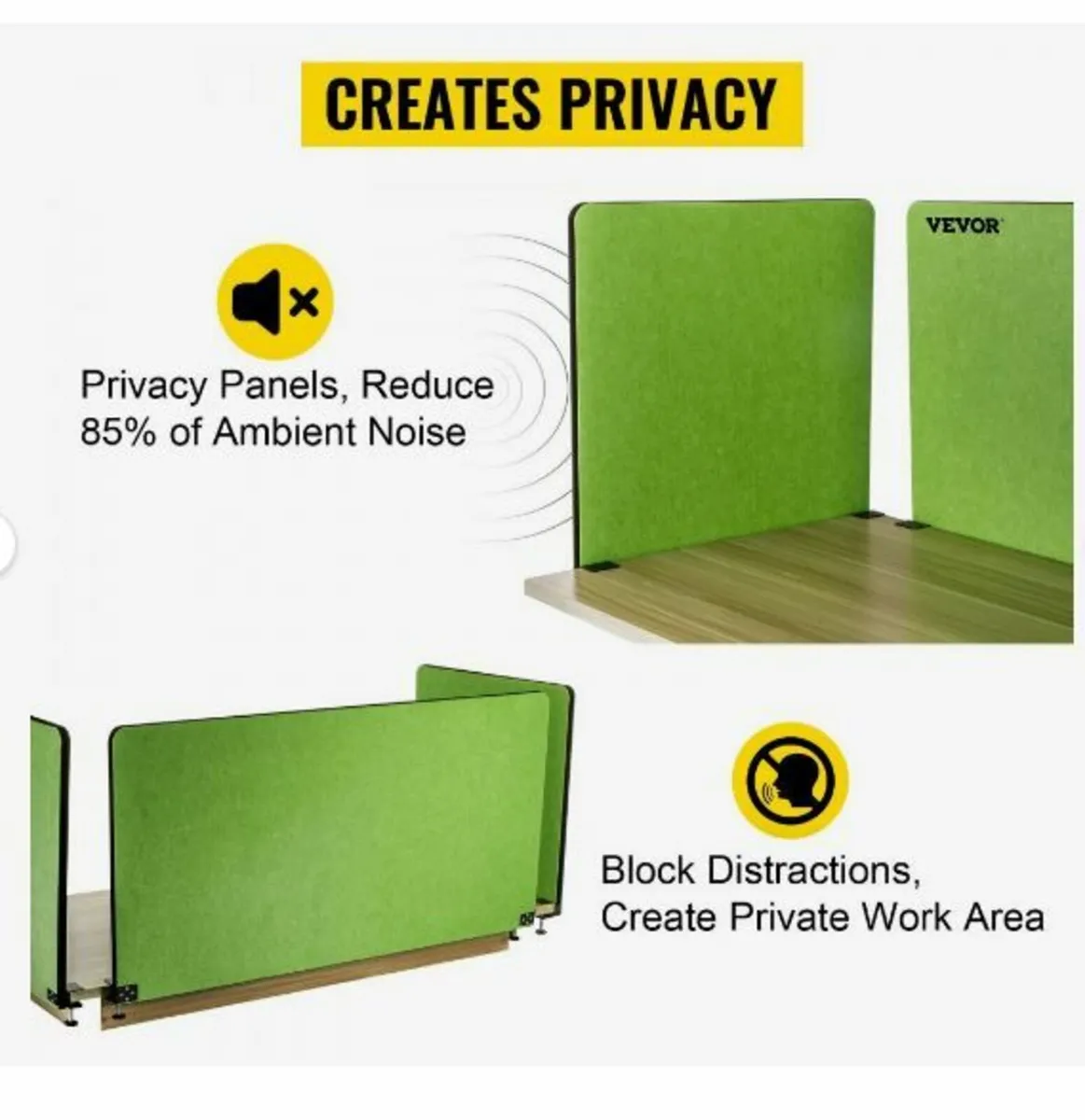 Desk Divider 60'' Desk Privacy Panel - Image 3