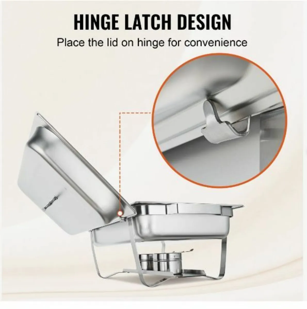 2-Pack Rectangle Chafing Dish Set - Image 3