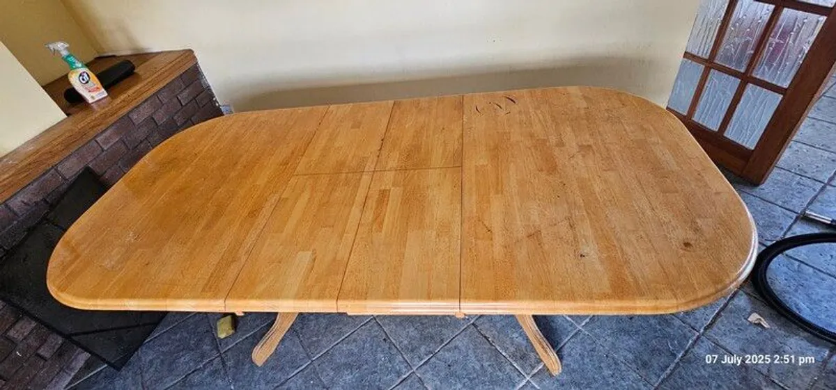 heavy dining table - Image 1