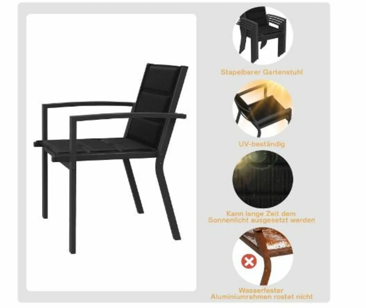 Garden Furniture Set for 6 People - Image 2