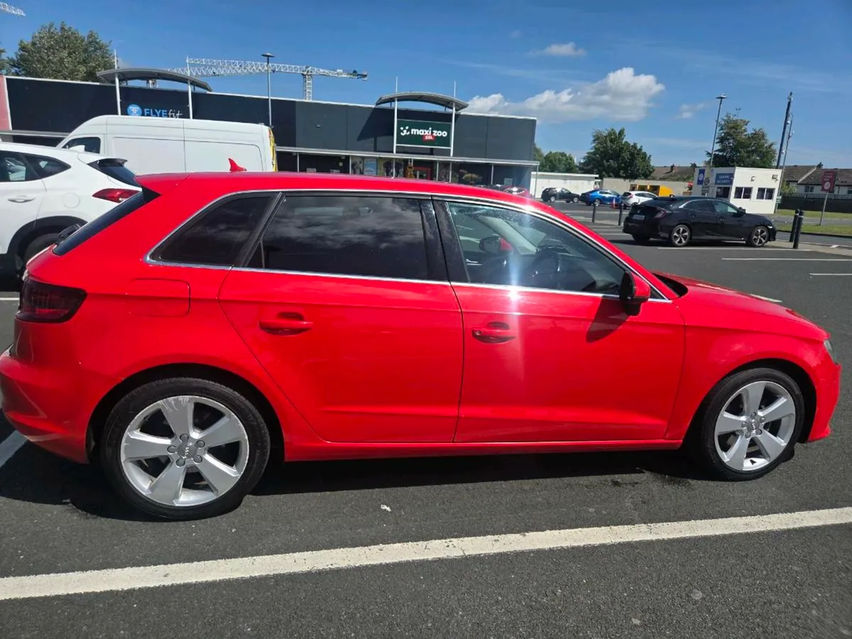 Audi A3 Hatchback Diesel Red - Image 2