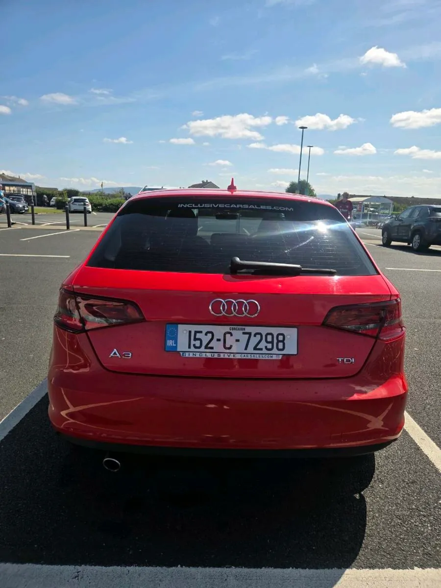 Audi A3 Hatchback Diesel Red - Image 3