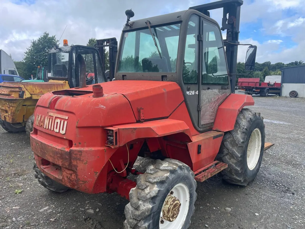 2002 Manitou M26-4 Rough Terrain Forklift - Image 3
