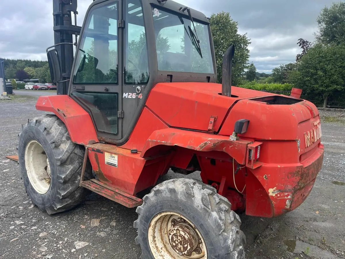 2002 Manitou M26-4 Rough Terrain Forklift - Image 4