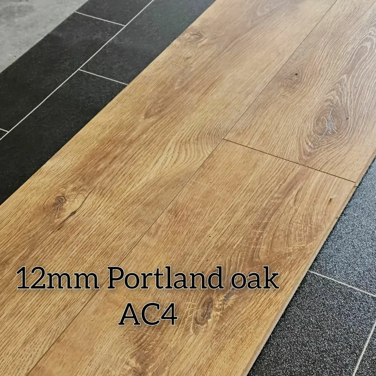 Durable 12mm Matte Finish Laminated Click Flooring - Image 1