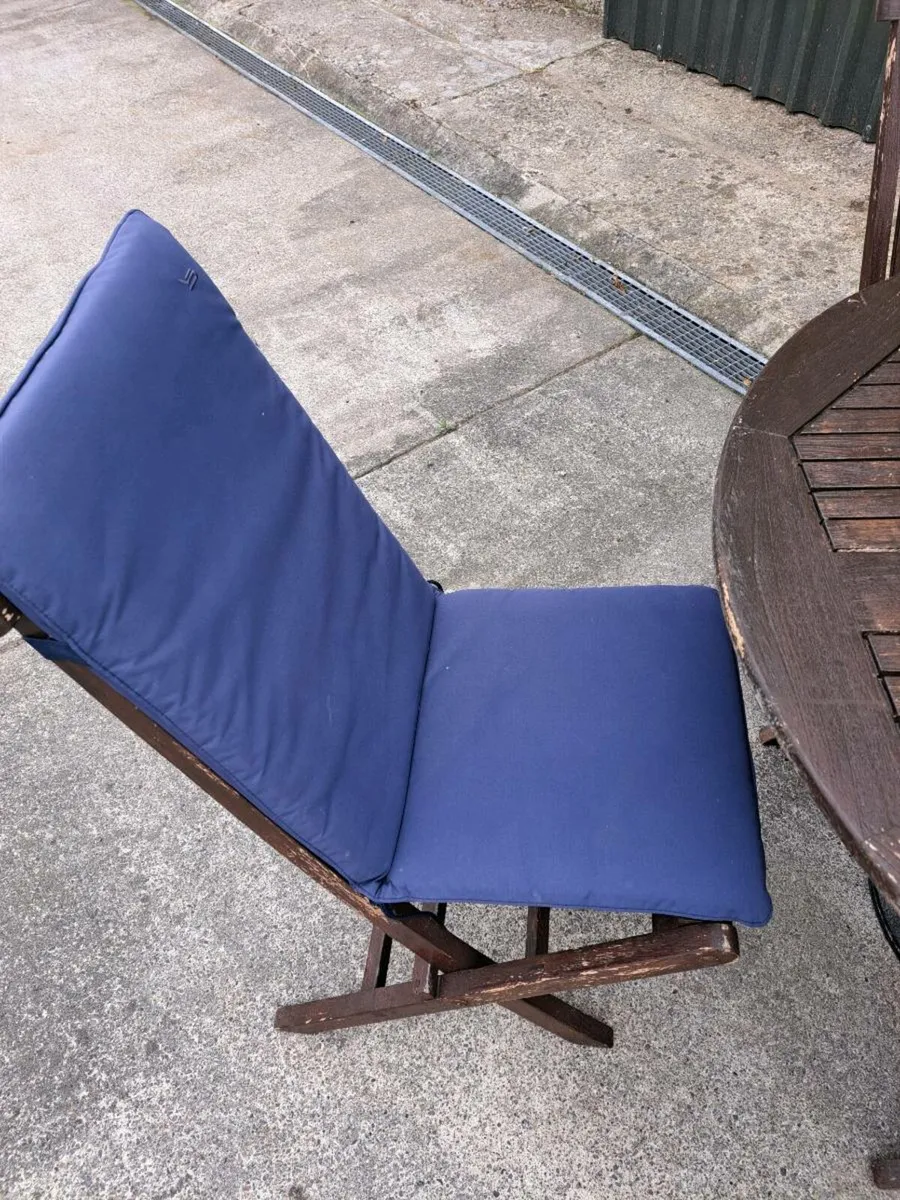 Teak Patio set - Image 4