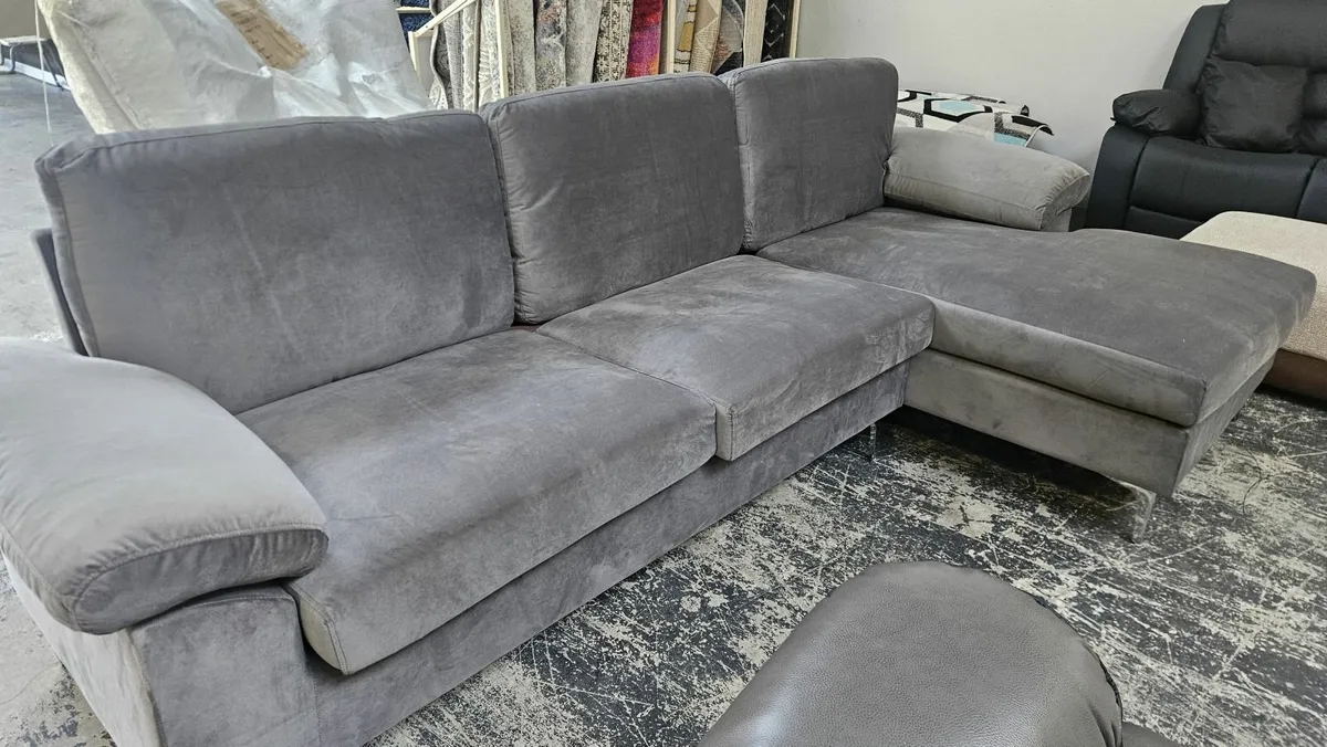 New Frankfurt sofa Lounge Corners - Plush Fabric, - Image 2