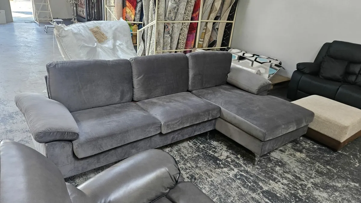 New Frankfurt sofa Lounge Corners - Plush Fabric, - Image 3