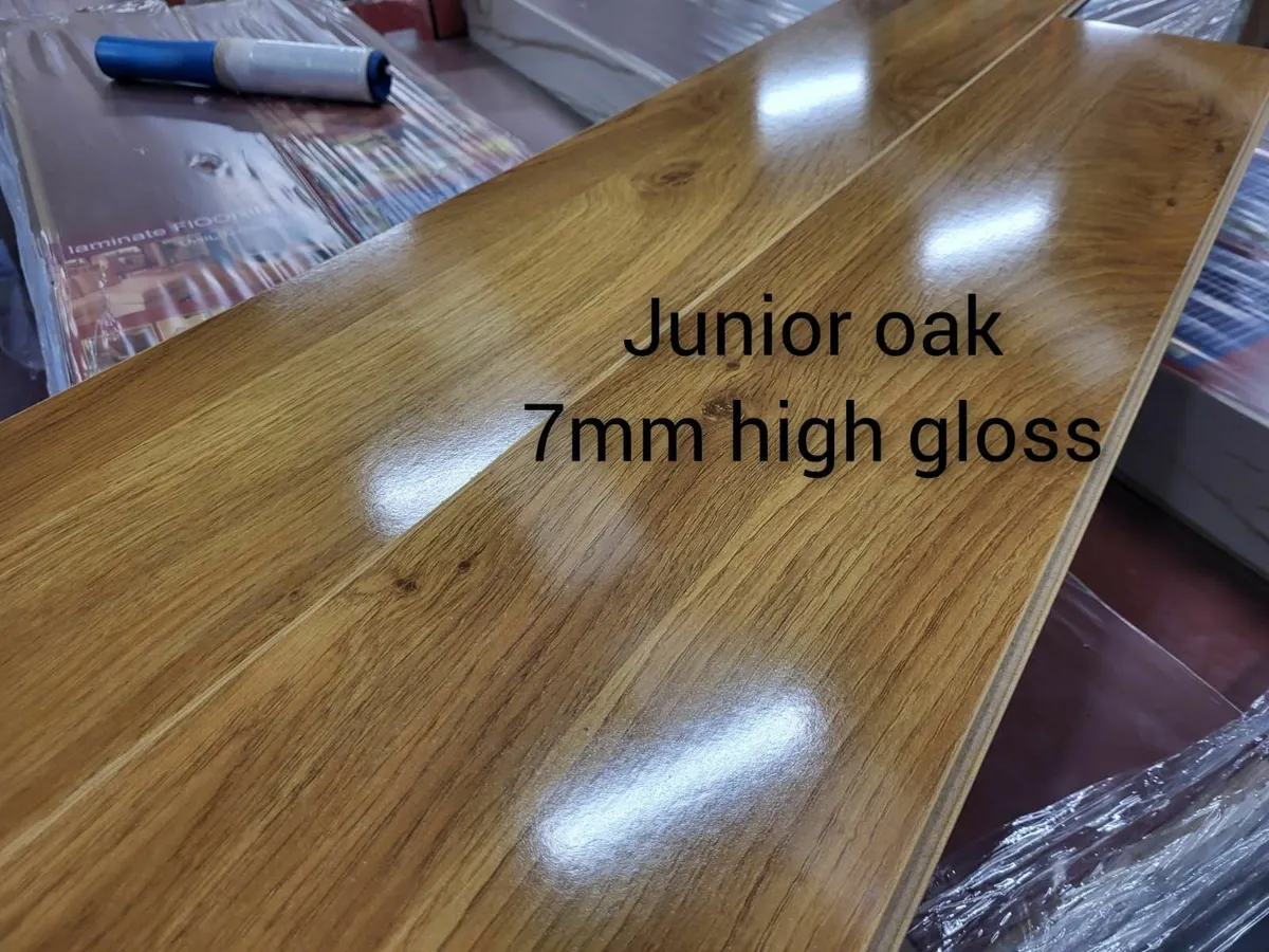 7mm High Gloss Laminated Flooring - Nationwide Del - Image 2