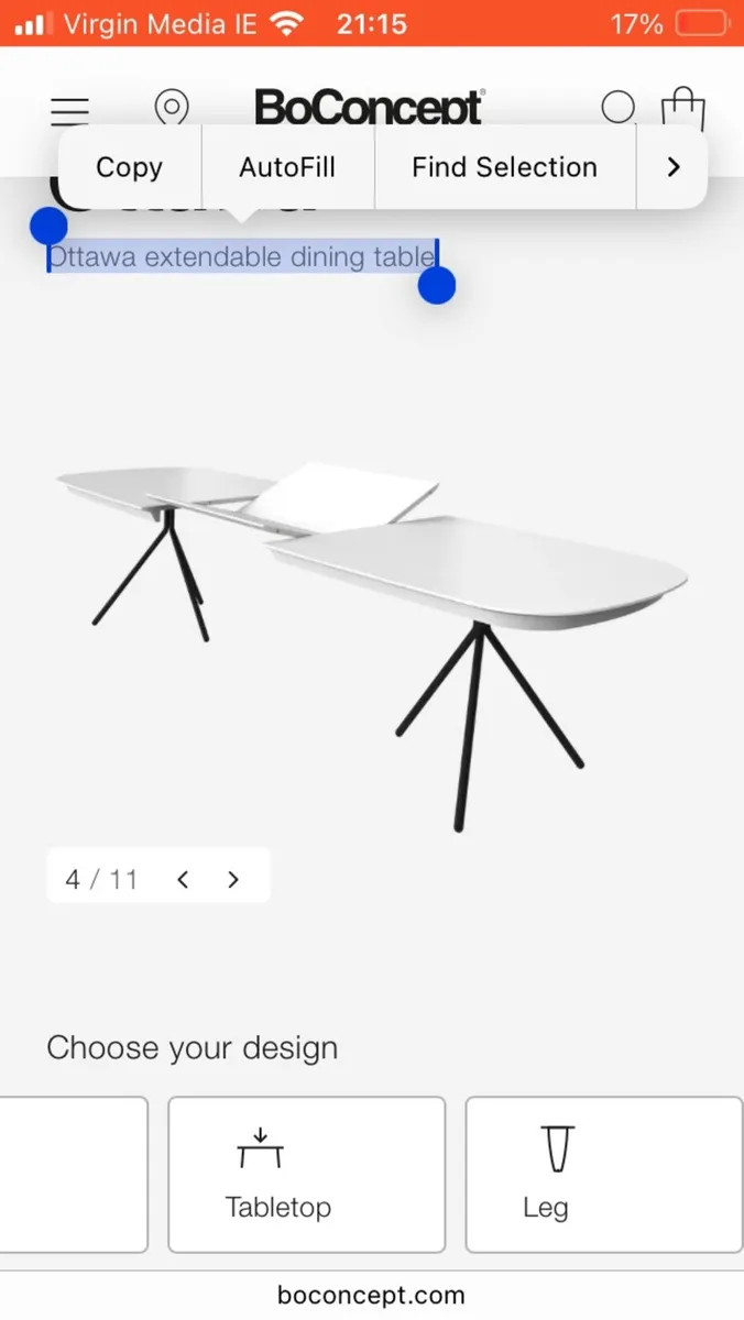 Extendable dining table - Image 3