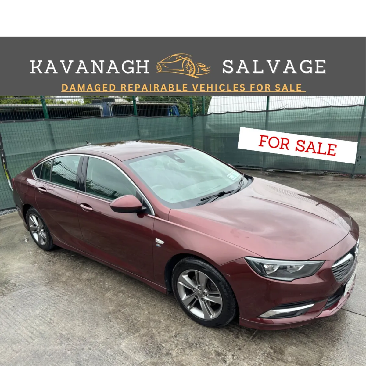 192 Opel Insignia SRi  diesel light damage - Image 1