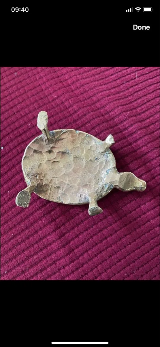 Brass Turtle Paperweight - Image 3