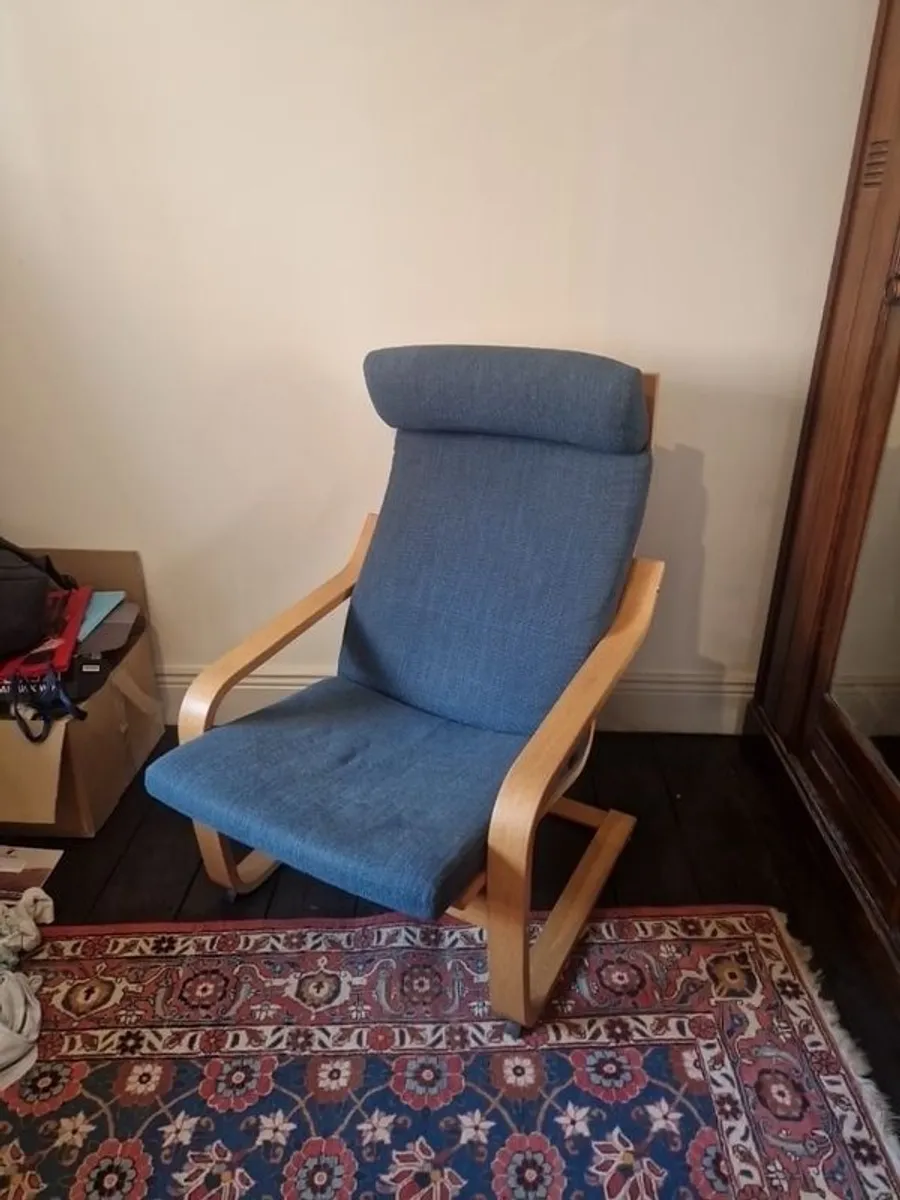 2 IKEA Poang Chairs - Image 1