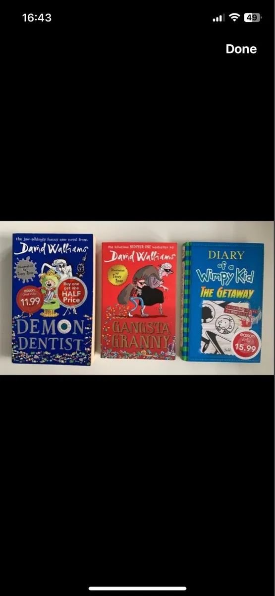 Kids Books - David Walliams - Wimpy Kid - Image 3
