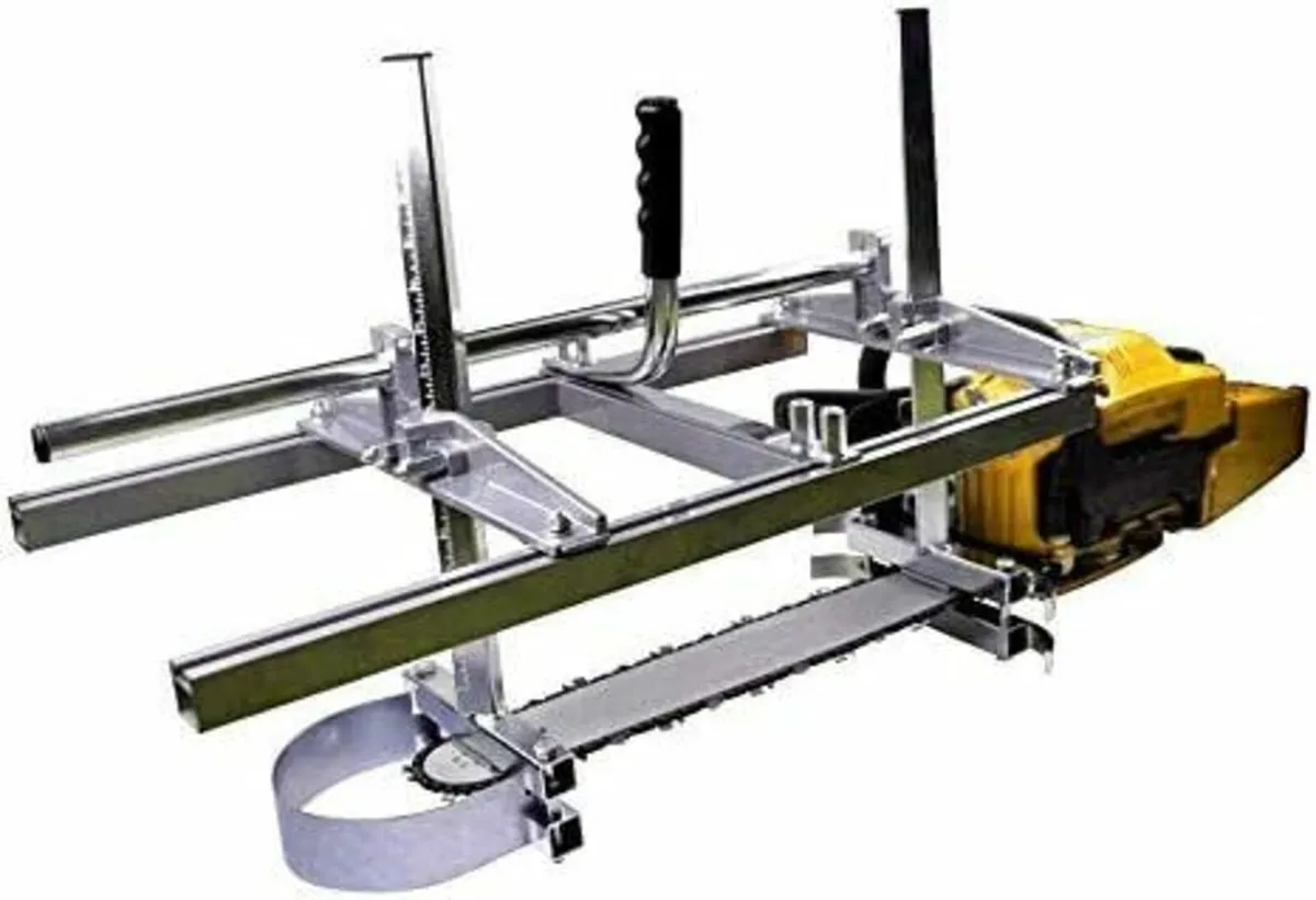 Chainsaw Mill with 9ft Rail Guide Sawmill System - Image 4