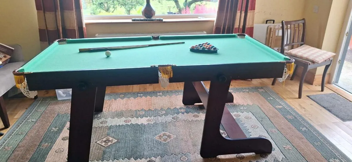 Pool table 6ft x 3 ft - Image 4