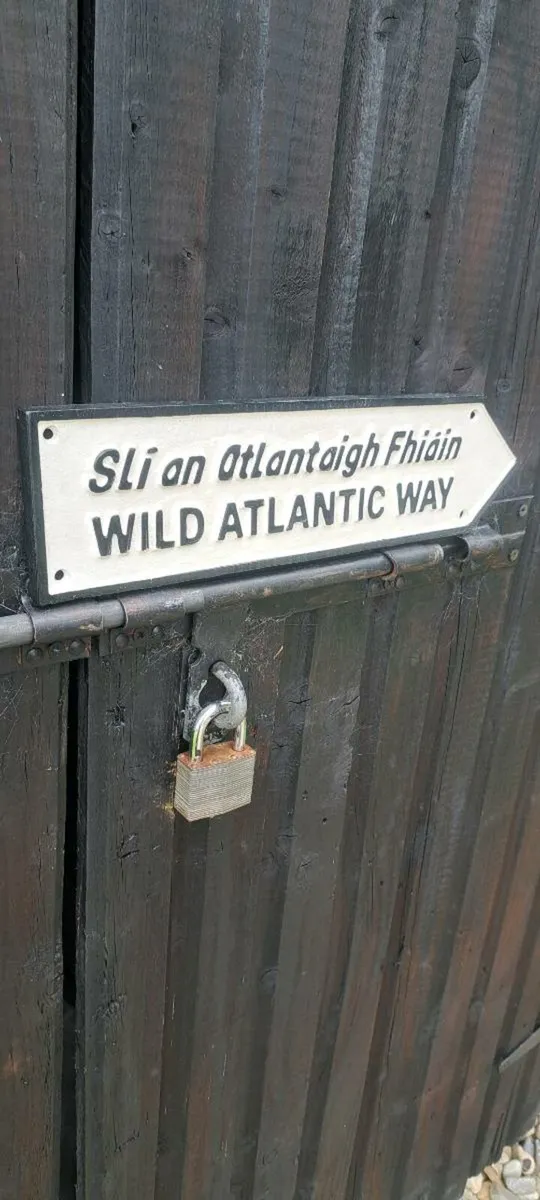 Wild Atlantic way cast iron sign - Image 2