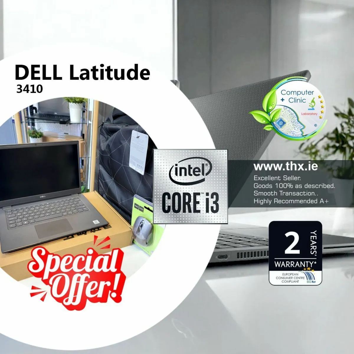 DELL LATITUDE 3410 | i3-10110U | 16GB RAM | 256GB - Image 1