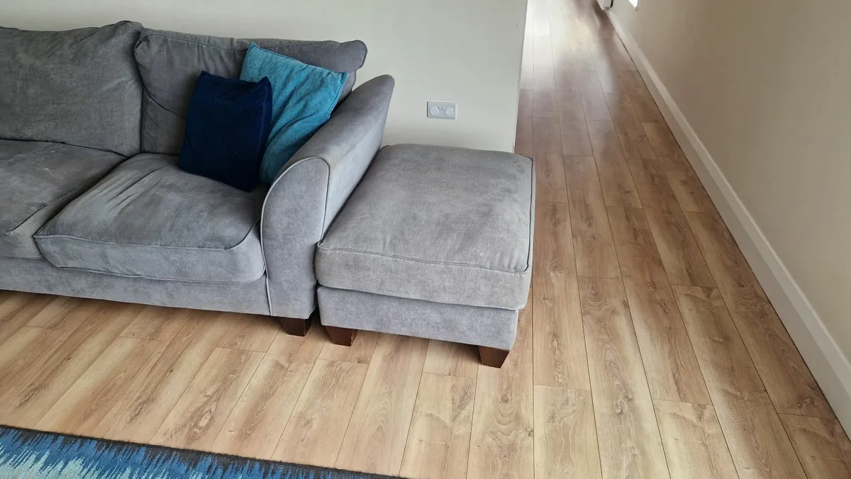 Grey L shape couch - Image 2