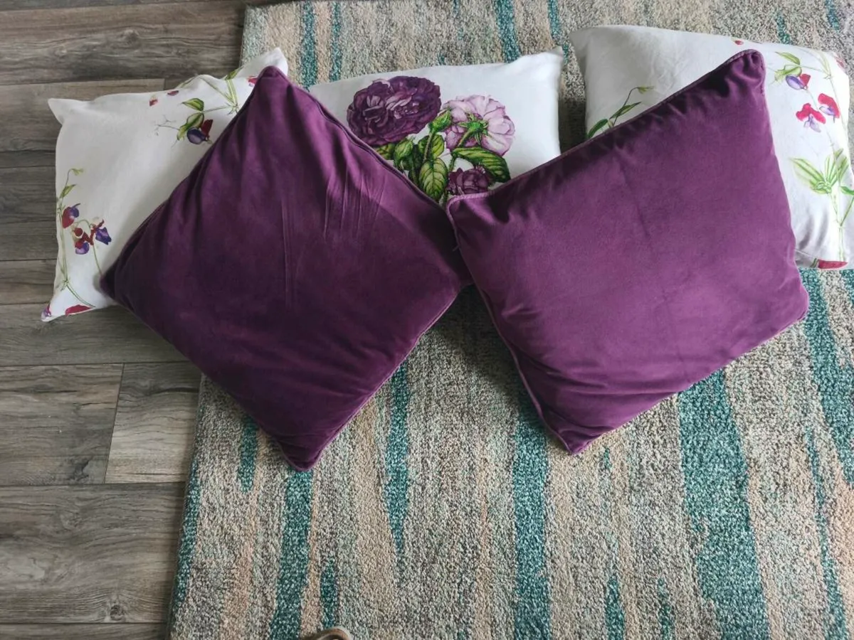 Cushions and throw - Image 1