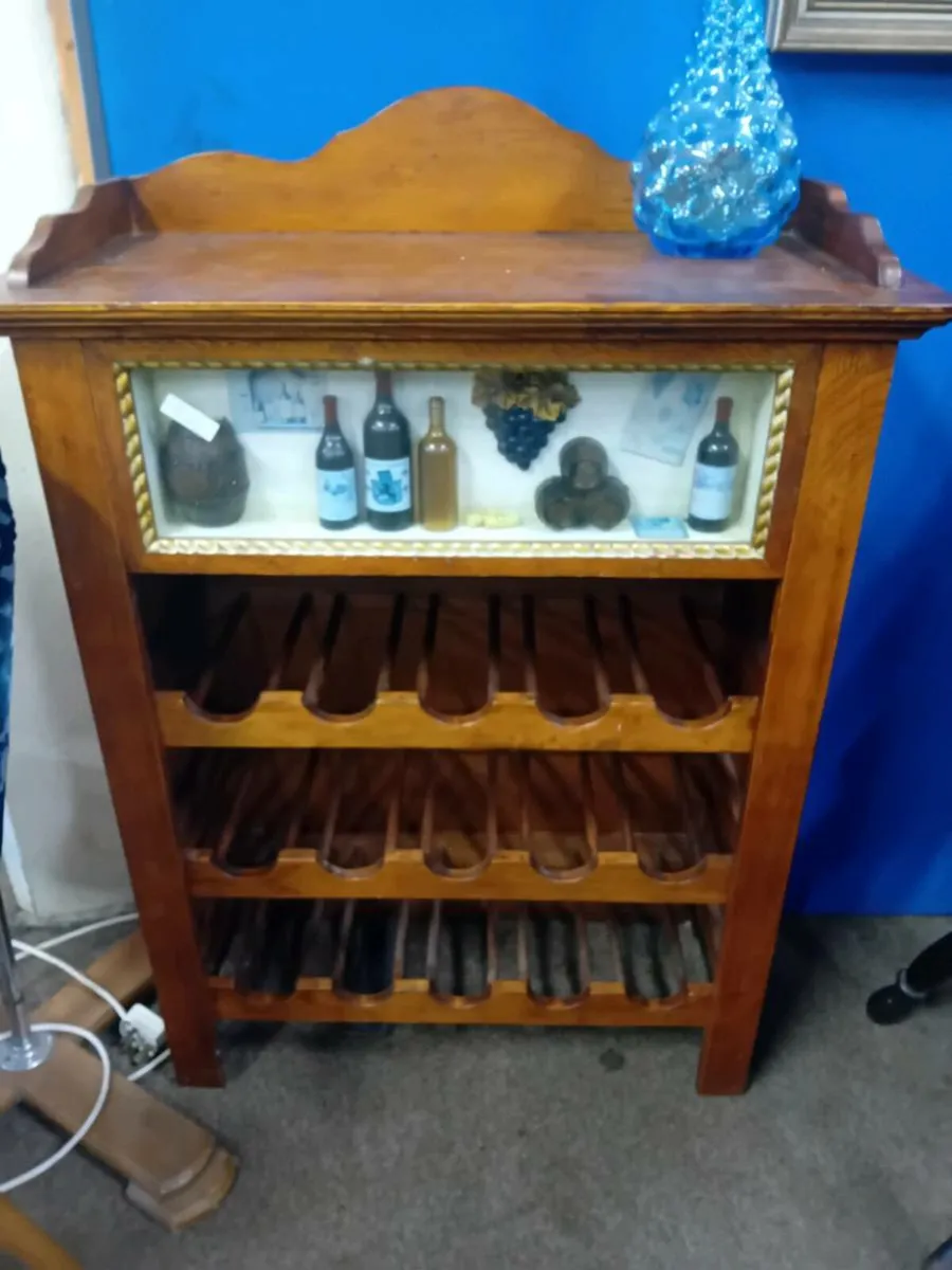 Decorative Wood Wine Rack