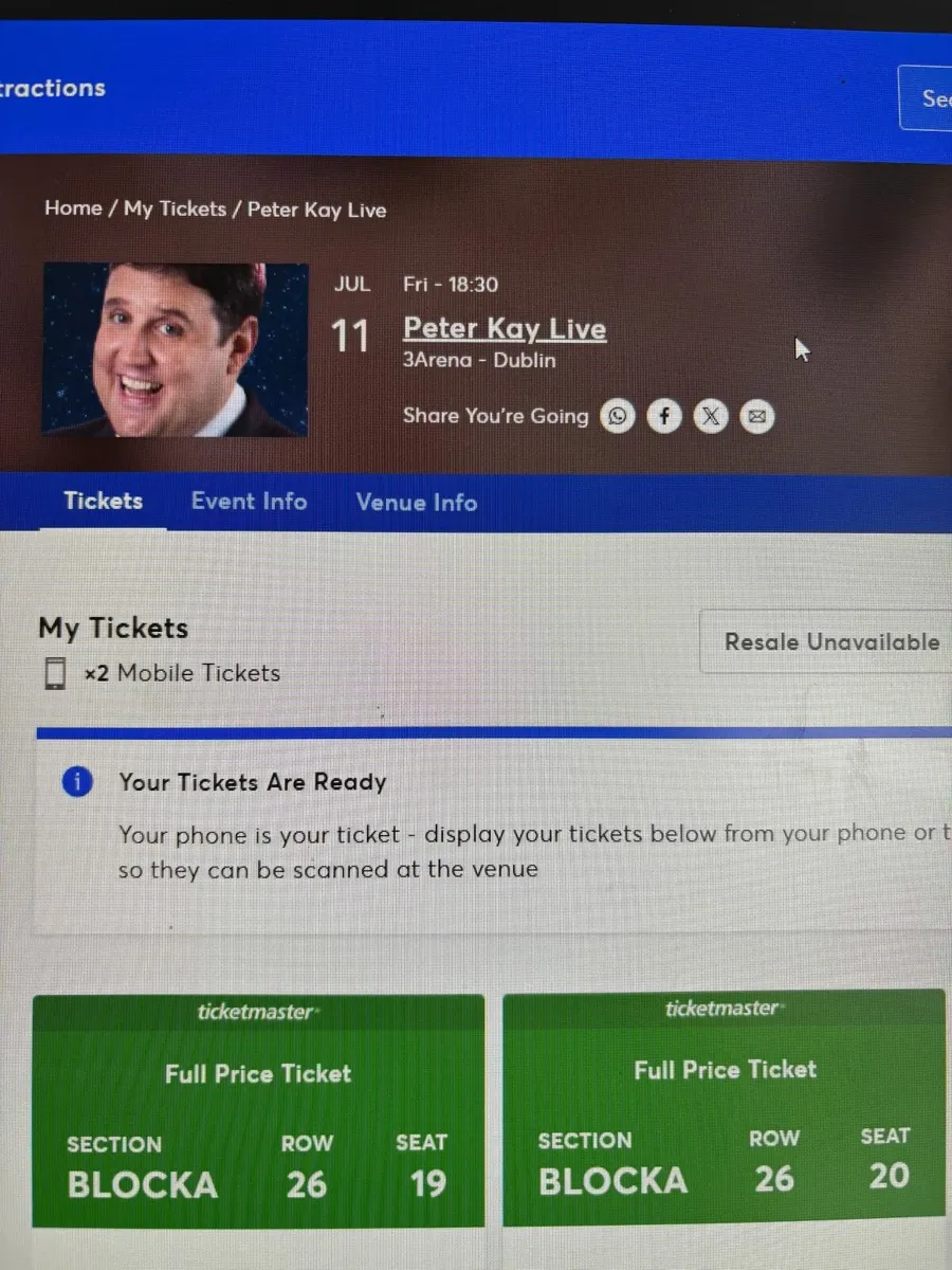 PETER KAY DUBLIN